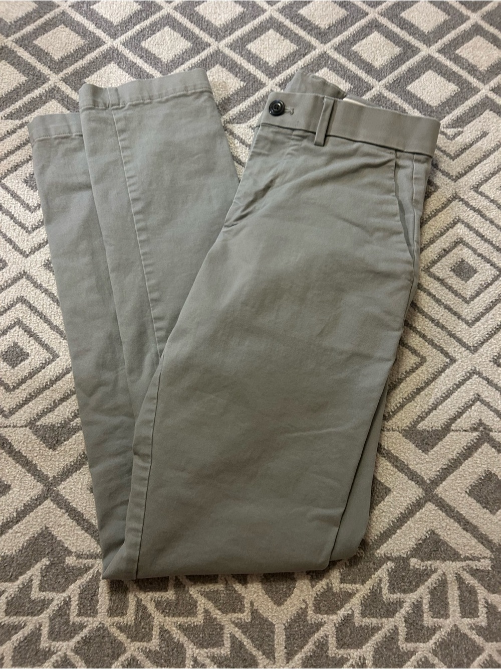 GAP Men's Grey Chino Pants - Straight Fit